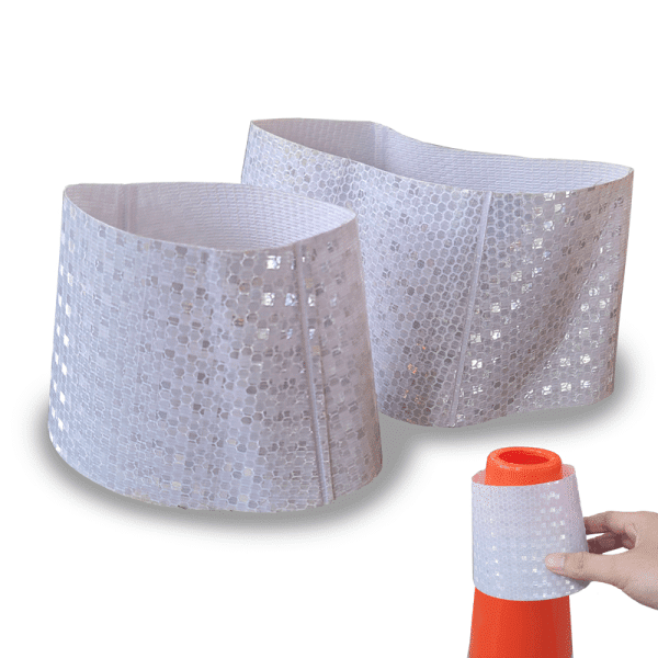 แถบสะท้อนแสงติดกรวยจราจร