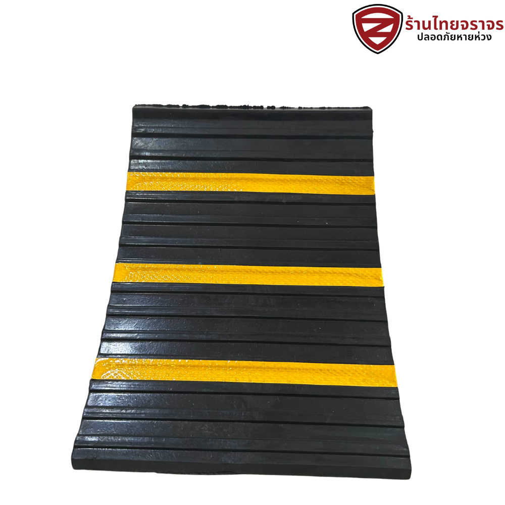 ยางกั้นล้อขนาดใหญ่ 28x31x26 Cm. พร้อมเเถบสะท้อนเเสง 3 เเถบ - Image 3