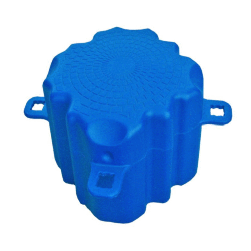 ทุ่นจิ๊กซอว์ลอยน้ำ ขนาด 50x50x40 ซม. สีน้ำเงิน (ราคา/ตร.ม) 1 ตร.ม ประกอบด้วย 4 ลูก พร้อมอุปกรณ์ยึด