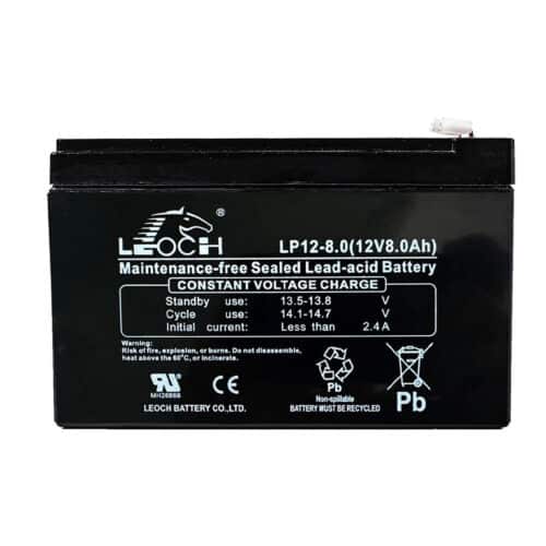 แบตเตอรี่โซล่าเซลล์ 12V 8AH LEOCH - UPS BATTERY