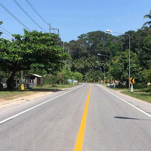 รับทำสีเส้นจราจร