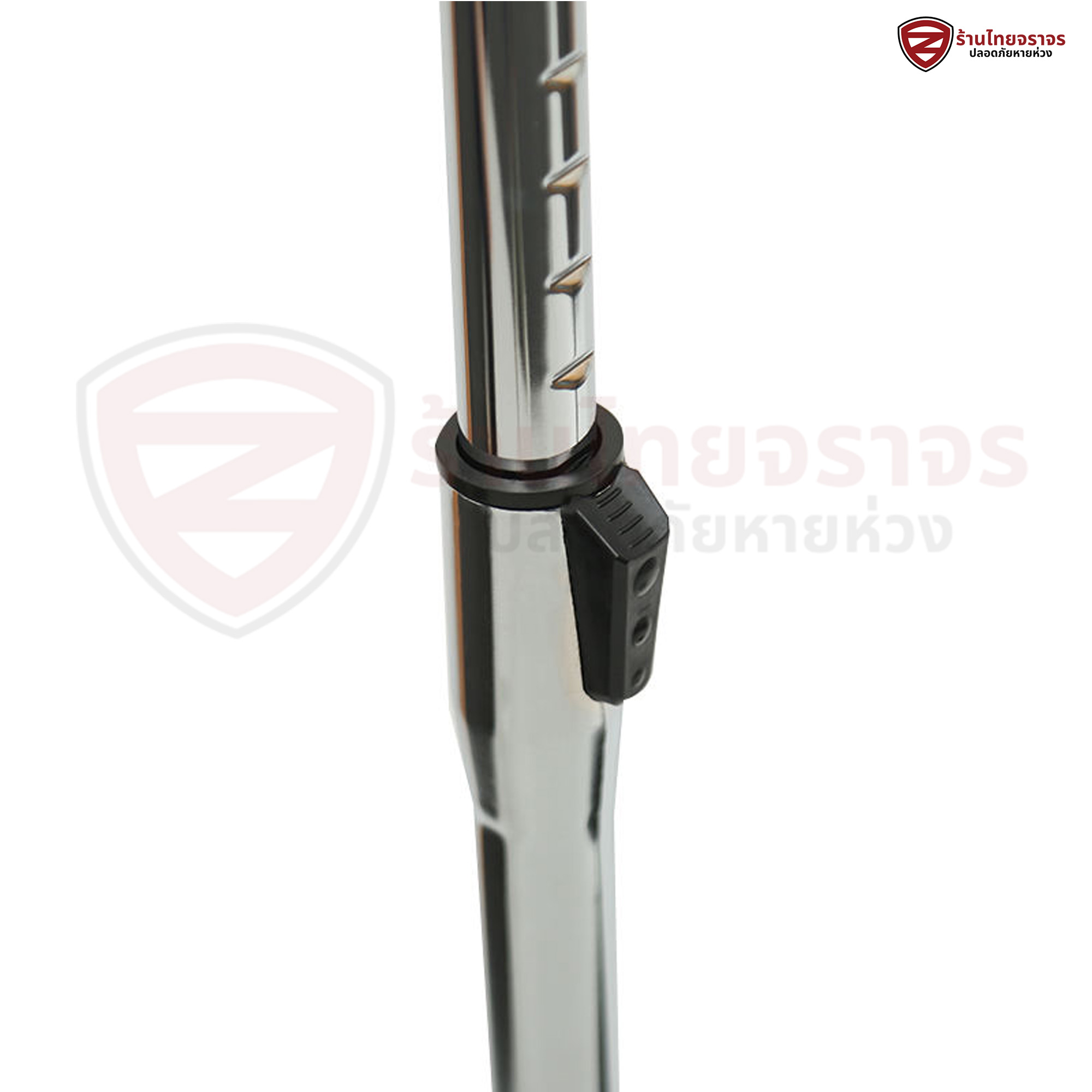 ขาตั้งโปสเตอร์ วัสดุเสาเเละฐานเป็นเหล็กชุบโครเมียม กรอบป้ายเป็นวัสดุอลูมิเนียม ชนิดปรับได้ ขนาด A3 ความสูง: 80-104 Cm. (ปรับได้) ฐาน: 25 Cm .หลังเทา - Image 5