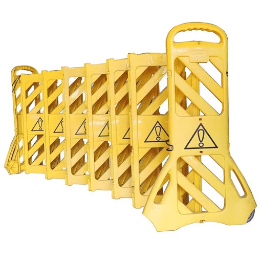 แผงกั้นพลาสติกพับเก็บได้