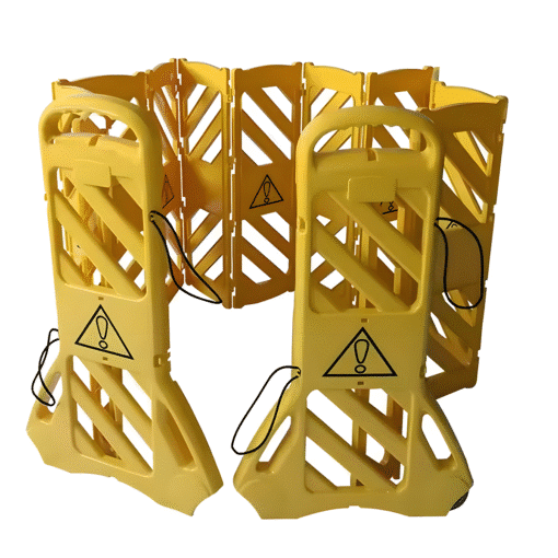 แผงกั้นพลาสติกพับเก็บได้