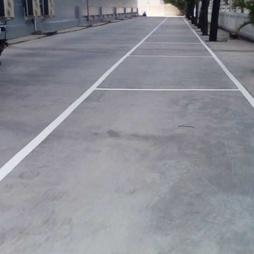 รับทำสีช่องจอดจราจร