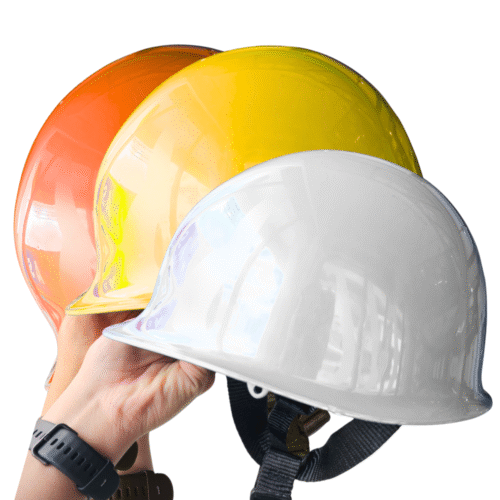 หมวกนิรภัยทรงญี่ปุ่น รองในปรับเลื่อน 6 จุด พร้อมสายรัดคาง