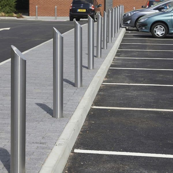 เสาสแตนเลสชนิดหัวตัดกลม