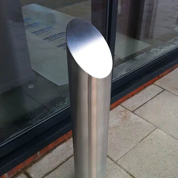 เสาสแตนเลสชนิดหัวตัดกลม