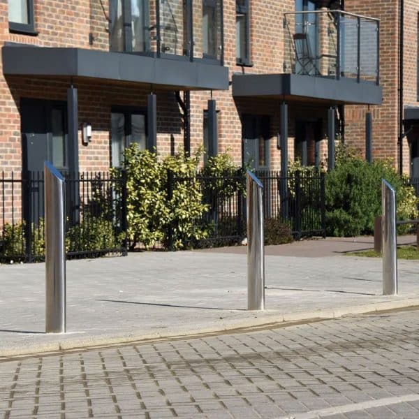 เสาสแตนเลสชนิดหัวตัดกลม