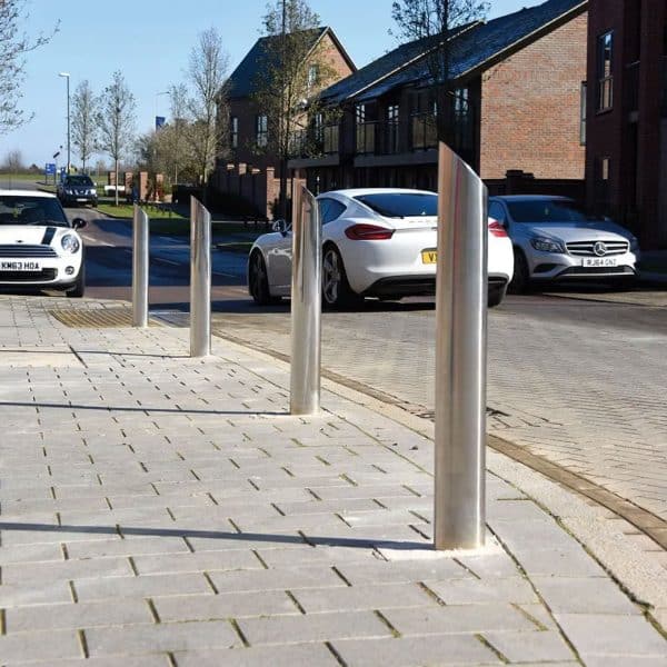 เสาสแตนเลสชนิดหัวตัดกลม