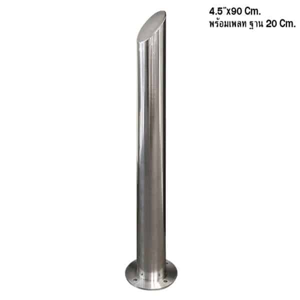 เสาสแตนเลสชนิดหัวตัดกลม