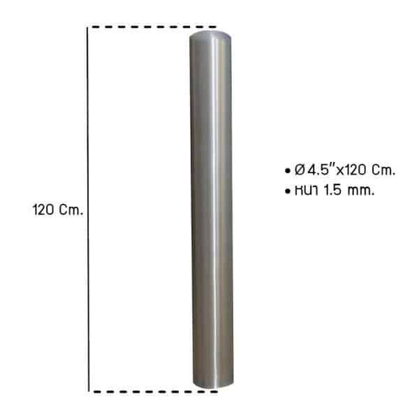 เสาสแตนเลสชนิดหัวกลม