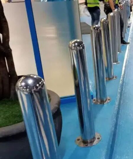 เสาสแตนเลสชนิดหัวกลม