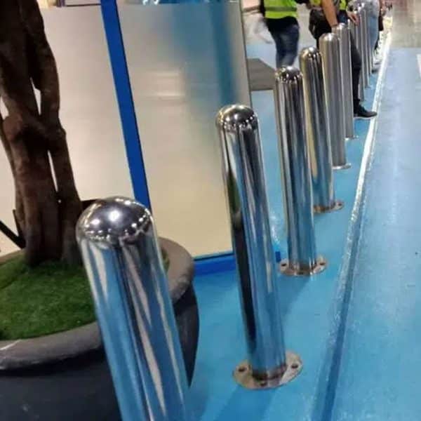 เสาสแตนเลสชนิดหัวกลม