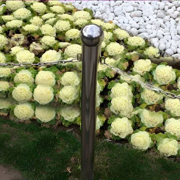 เสากั้นสแตนเลสชนิดหัวลูกบอล