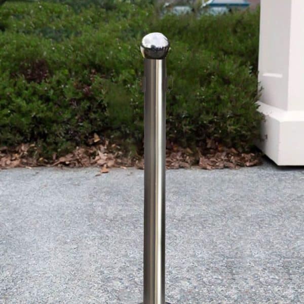 เสากั้นสแตนเลสชนิดหัวลูกบอล