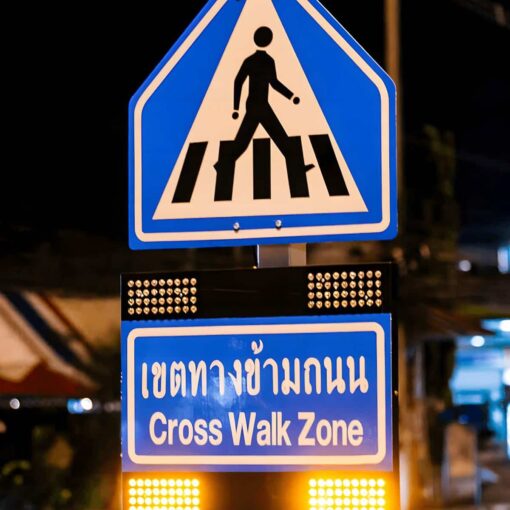 ป้ายเขตข้ามถนน