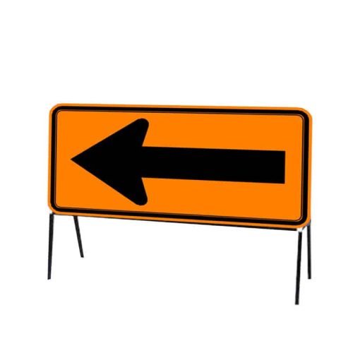 ป้ายเตือนแนวทางไปทางซ้าย