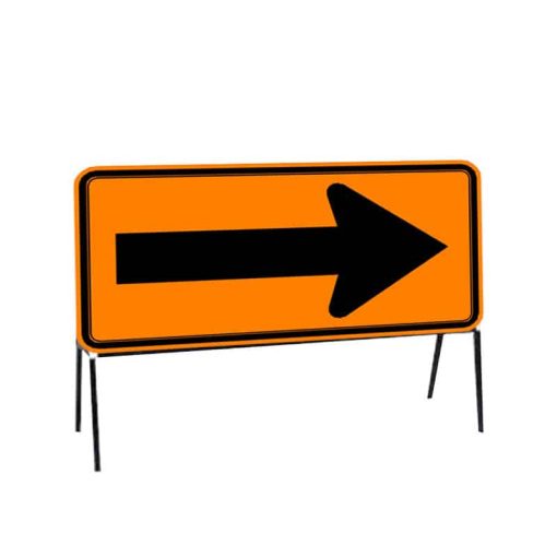 ป้ายเตือนแนวทางไปทางขวา