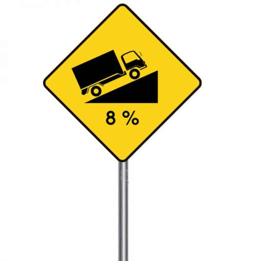 ป้ายเตือนทางขึ้นลาดชัน
