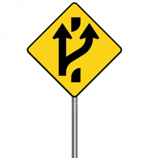 ป้ายเตือนเข้าทางหลัก