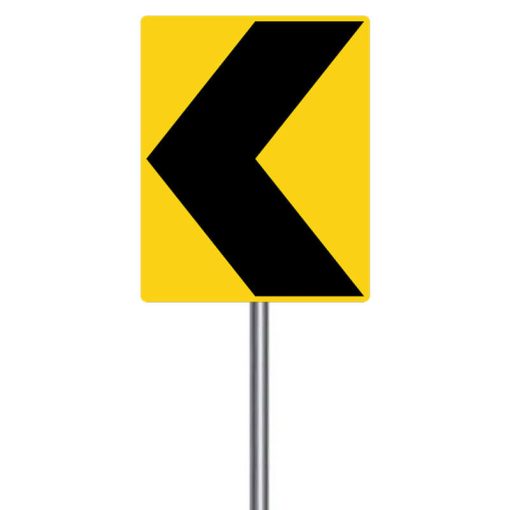 ป้ายเตือนแนวทาง