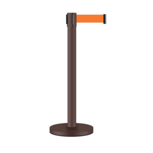 เสากั้นทางเดินสีน้ำตาล