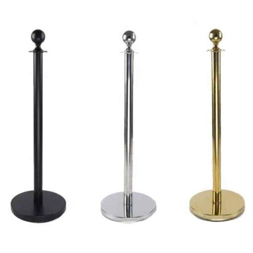 เสากั้นทางเดินสแตนเลสหัวกลม