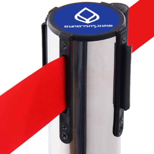 สติ๊กเกอร์ติดหัวเสากั้นทางเดิน