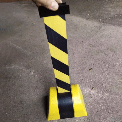 เสากั้นทางเดินแบบติดผนัง