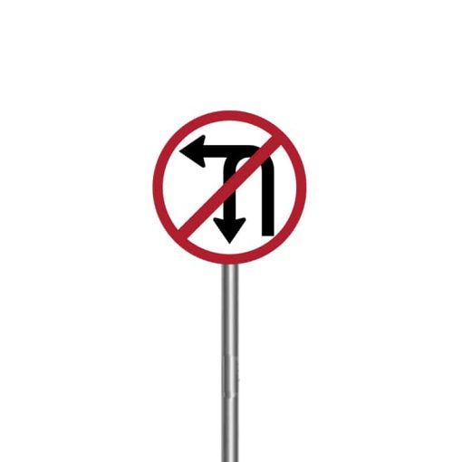 ป้ายห้ามเลี้ยวซ้ายหรือกลับรถ