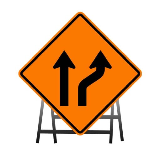 ป้ายเตือนเบี่ยงการจราจร