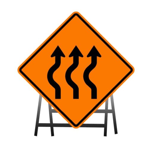 ป้ายเตือนเบี่ยงการจราจร