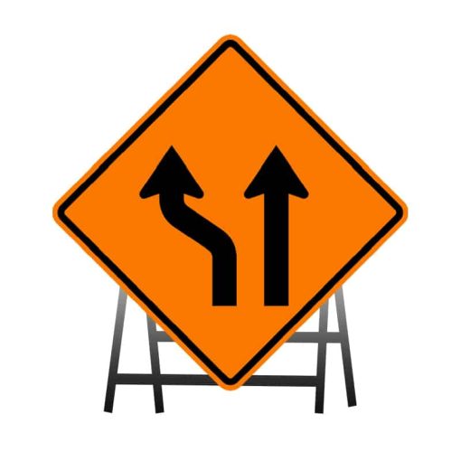 ป้ายเตือนเบี่ยงการจราจร