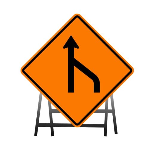 ป้ายเตือนเบี่ยงการจราจร