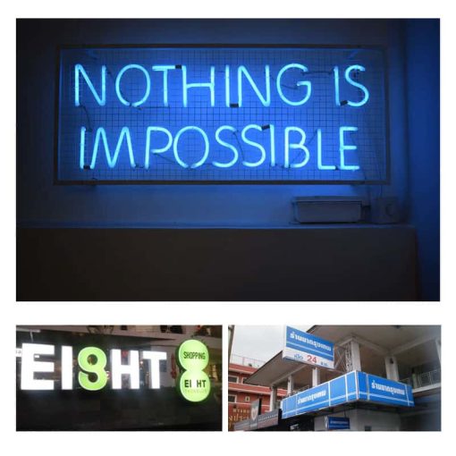 รับทำป้ายไฟนีออนไลน์ LED