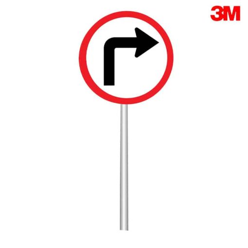 ป้ายจราจรเลี้ยวขวา