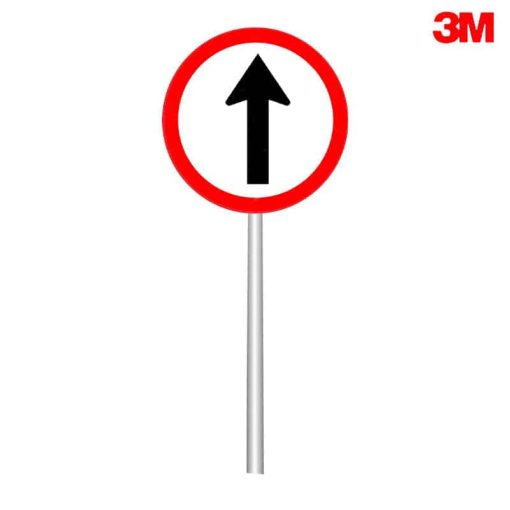 ป้ายจราจรตรงไป