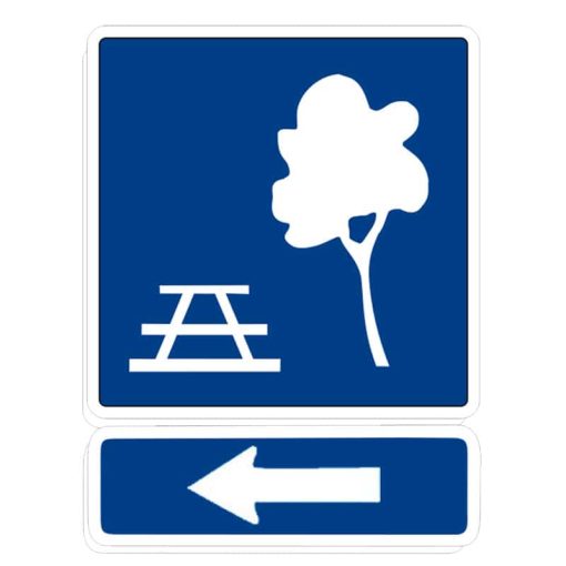 ป้ายแสดงที่พักริมทาง