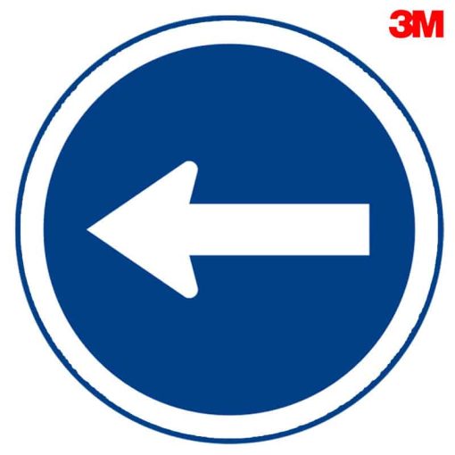 ป้ายให้เดินรถทางเดียวไปทางซ้าย