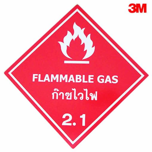 ป้ายก๊าซไวไฟ