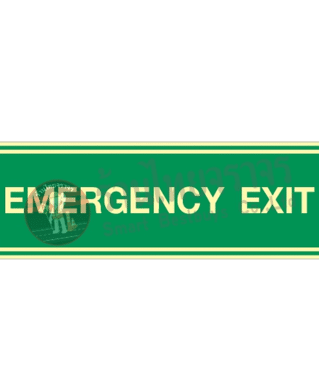 ป้ายเรืองแสง EMERGENCY EXIT