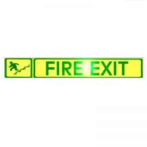 ป้ายเรืองแสง FIRE EXIT LU-08