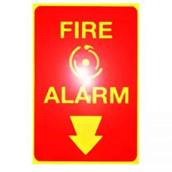 ป้าย FIRE ALARM LU-28