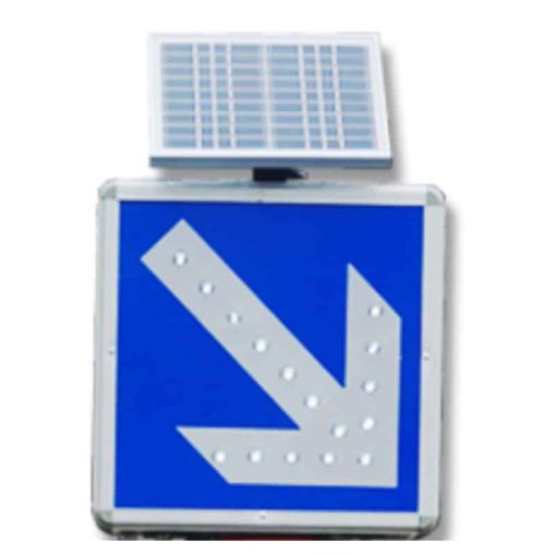 ป้ายเตือนหัวเกาะชี้ขวา