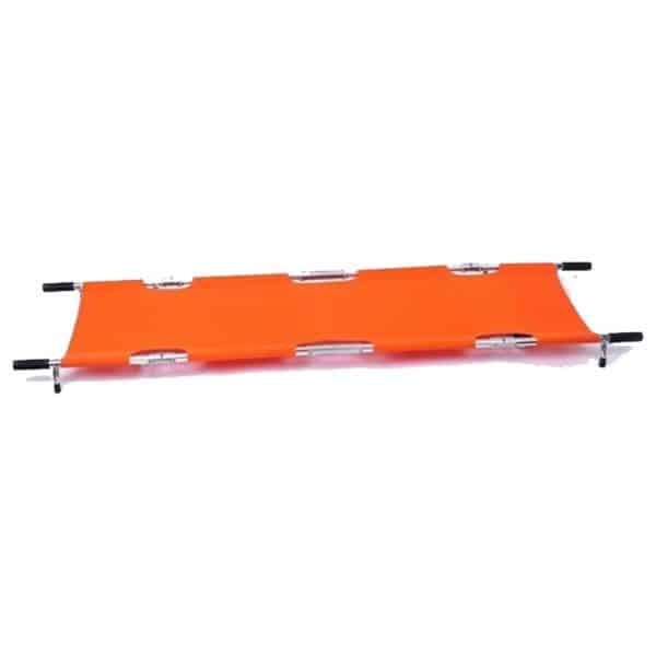 เปลสนาม แบบพับได้  สีส้ม Aluminum alloy Foldaway stretcher (4 fold)