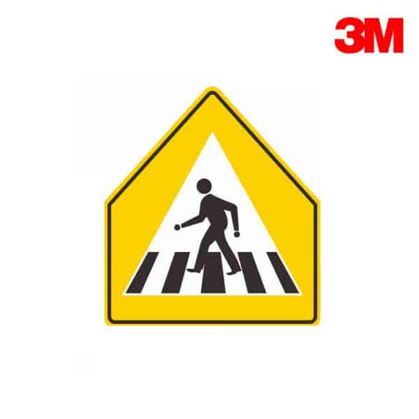 ป้ายคนข้ามถนน ต.80 สะท้อนแสง 3M