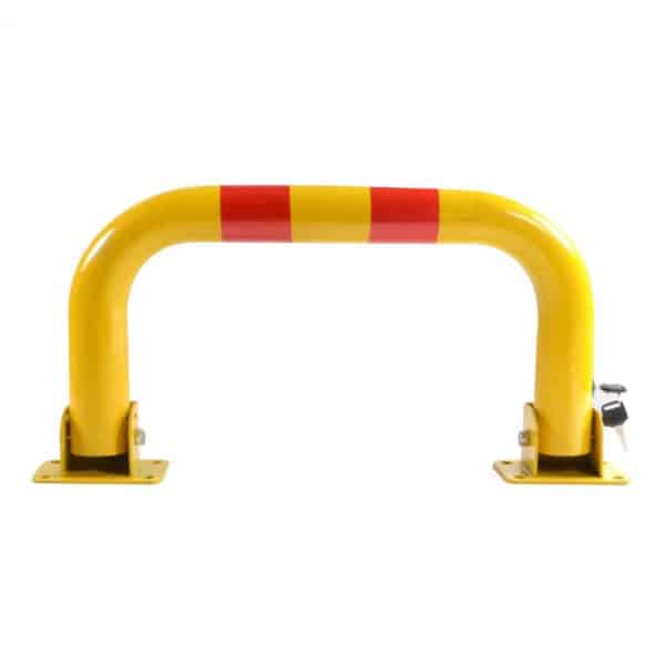 ที่กั้นที่จอดรถ ขนาด 60x30x30 cm. (U-Type Parking Lock) สีเหลือง-แดง
