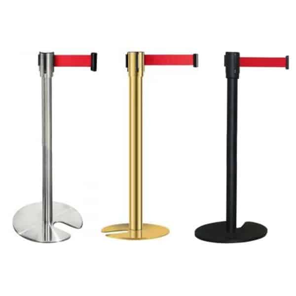 เสากั้นทางเดิน ชนิดซ้อนฐานได้