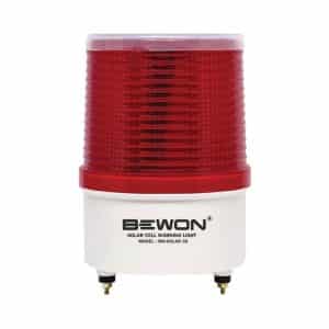 ไฟหมุน LED BEWON พลังงานแสงอาทิตย์ สีแดง